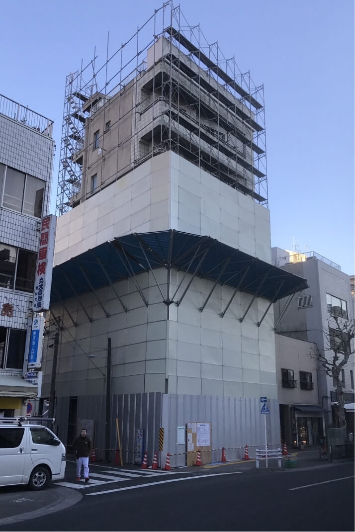 寿3丁目SRC造解体作業のイメージ
